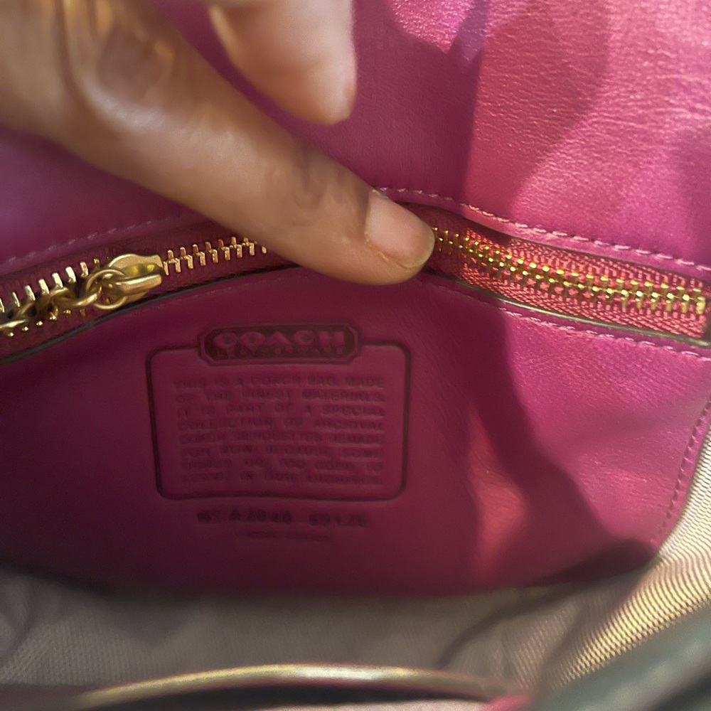 Small Coach Color Block Crossbody Bag - Picture 6 of 6